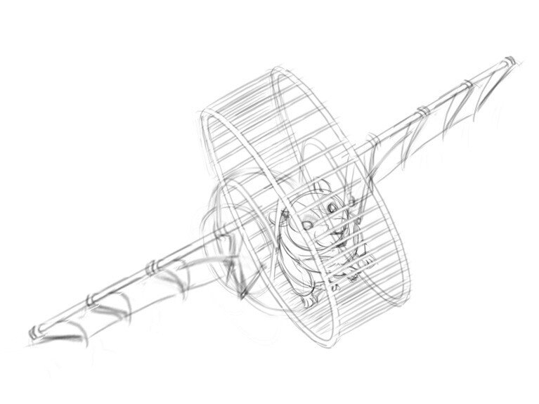 Secret of Flight Initial Doodle