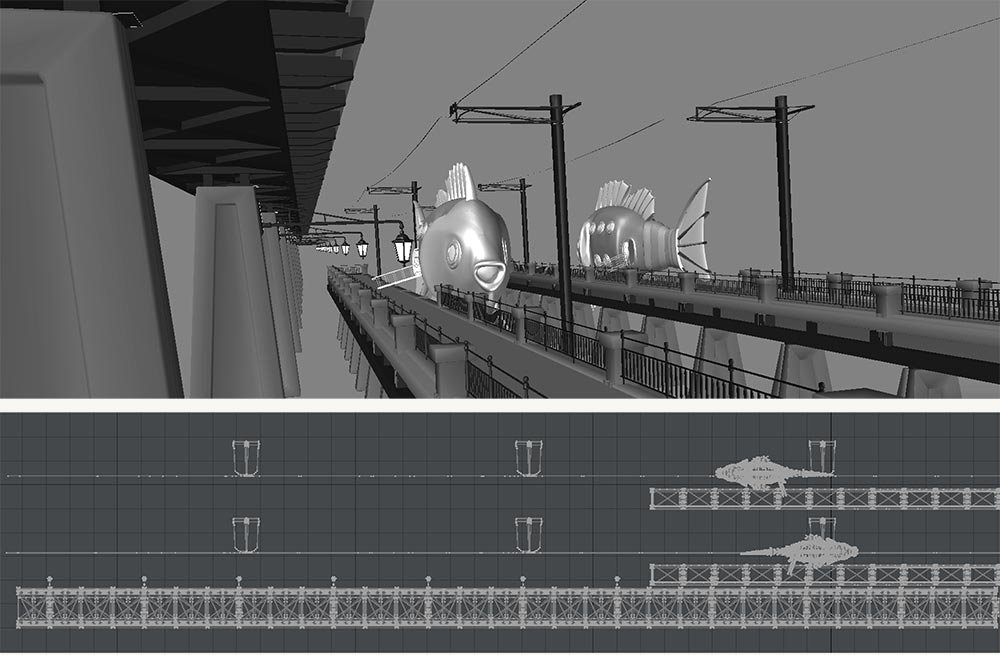 Fish Transportation System and Bird Bridges
