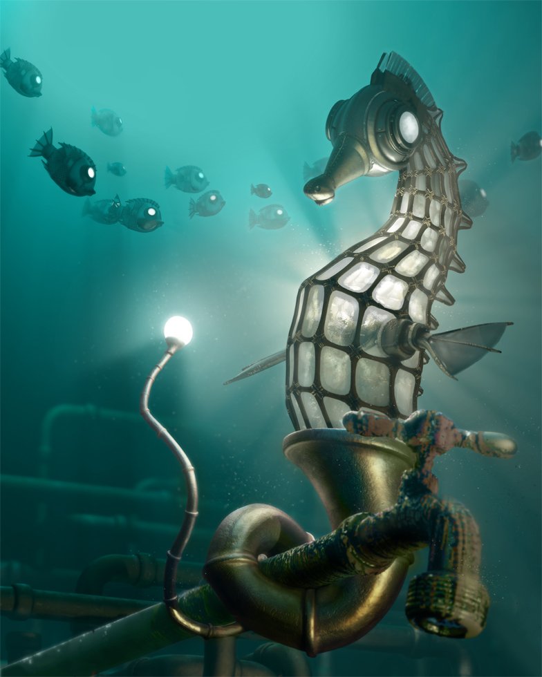 Mechanical Seahorse: Plumbers Dream